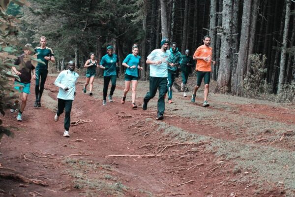 Running in Iten Forest