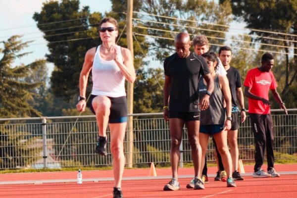 Running Drills on Kenyan Track
