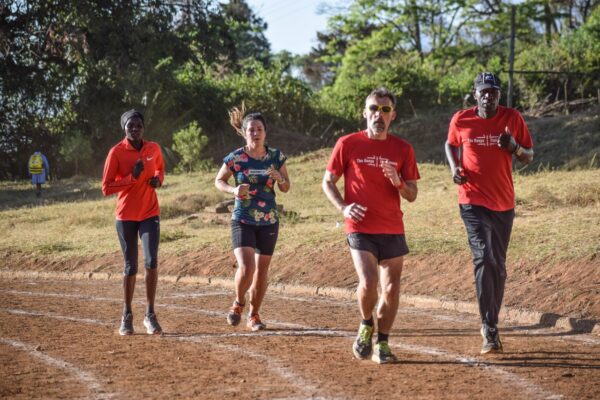 Running at Tambach Track, Kenya