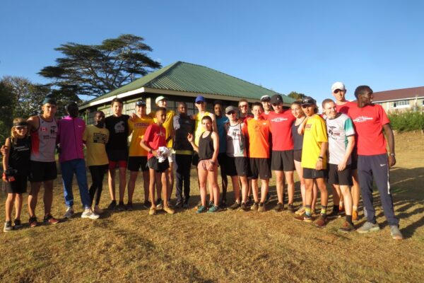 Young runners at St Patrick's High School in Iten