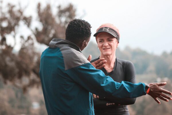 Coach Collins Kibet Giving Advice