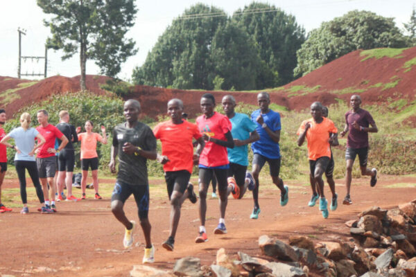 Elite Kenyan Runners at Kamariny Track
