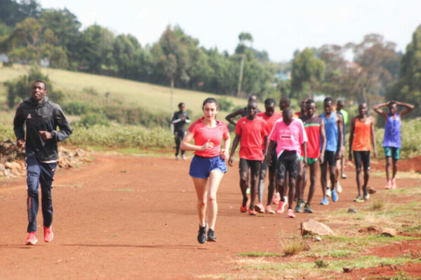 Coach Collins with KE guest at Kamariny