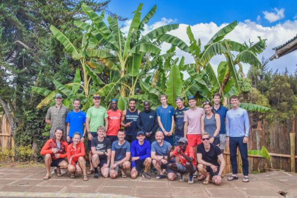 Abel Kirui with KE guests