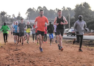 Running in Iten, Kenya