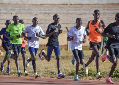 Elite Athletes at Kipchoge Keino Stadium