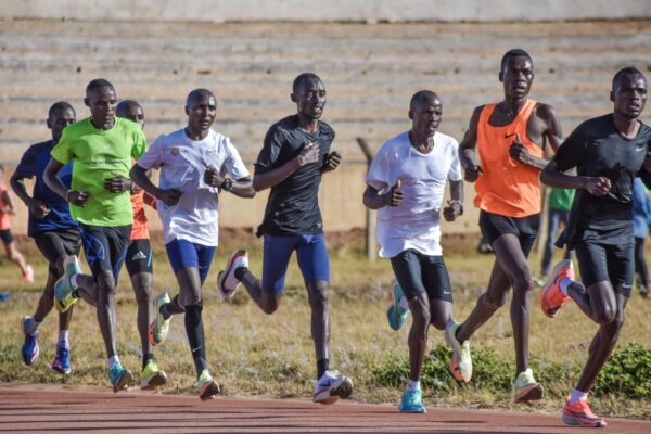 Elite Athletes at Kipchoge Keino Stadium