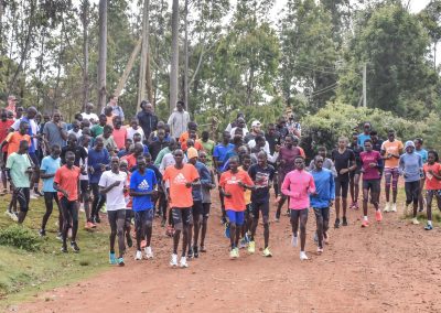 Kenyan Fartlek session