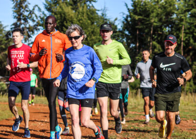 Group run in Kenya