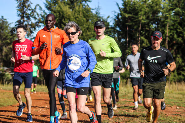Group run in Kenya