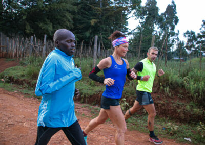 Training session at Marathon Camp Kenya