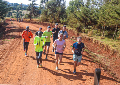 Group Run in Iten Kenya