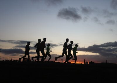 Running in Iten at Sunrise