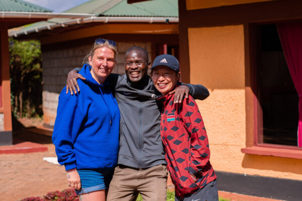 2x World Champion, Abel Kirui, with KE guests