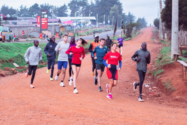 on the trails in Iten