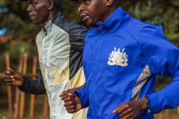 Coach Richard and Run Guide Emmanuel