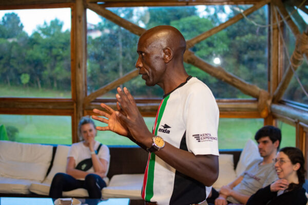 Songok welcoming guests