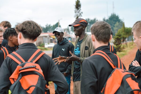 Emmanuel with Westlake Boys High School Runners